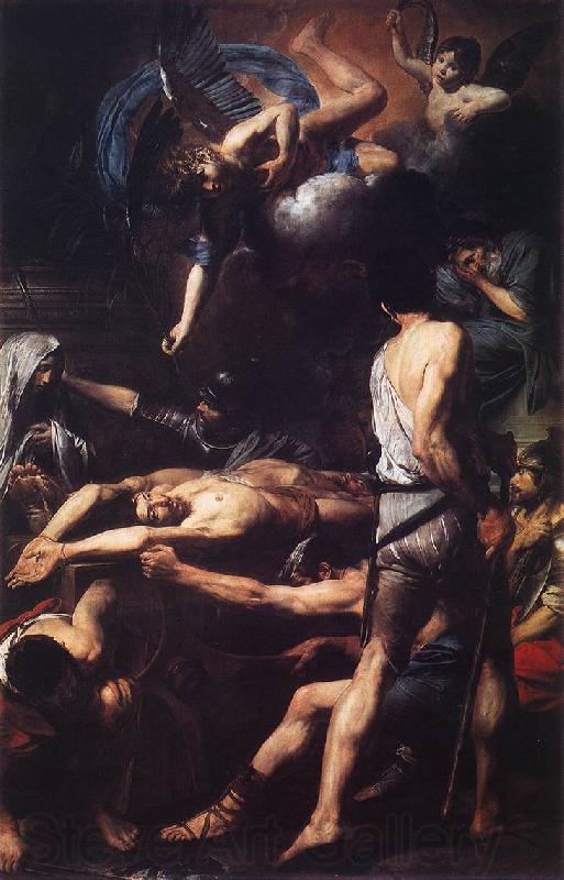 VALENTIN DE BOULOGNE Martyrdom of St Processus and St Martinian we France oil painting art